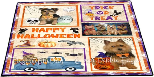 Vista 16 de Doggie of the Day Australian Terrier Dogs Floor Mat - 4th of July Independence Day - Best Dog Doormat - Protector Decor - Unique Portrait Art
