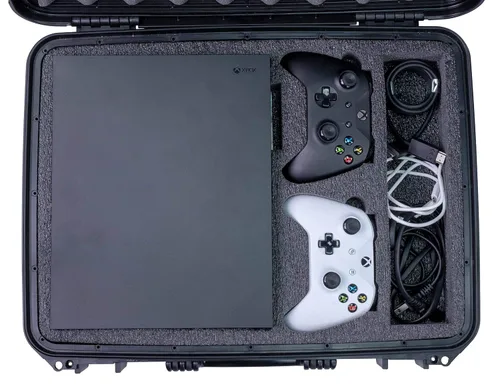 Vista 4 de Case Club Case fits Xbox One X S in Pre-Cut Waterproof Hard Shell