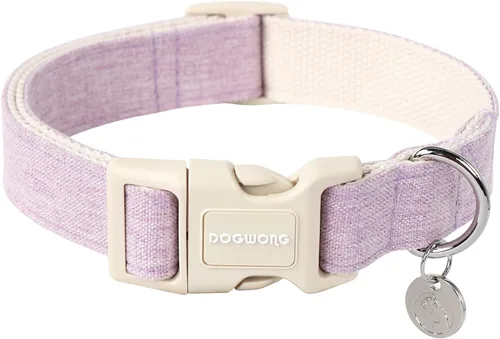 Vista 11 de DOGWONG Collar de perro de San Valentín, collar de perro con estampado de corazones para perros grandes, lindos collares de primavera, hembra