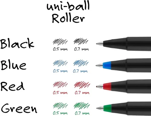 Vista 6 de Sanford Uniball 60151 - Bolígrafo de rodillo (0.020 in), micro punta, tinta negra, docena (60151)
