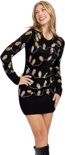 Vista 3 de Vestido tipo suéter con guirnalda Gaudy para mujer