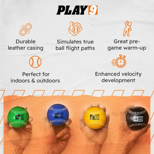 Vista 4 de Juega 9 pelotas de softball ponder