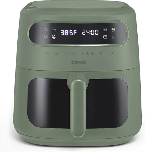 Vista 10 de CRUX x Marshmello - Freidora de aire digital de 3.0 cuartos de galón con tecnología TurboCrisp, control de temperatura de pantalla táctil