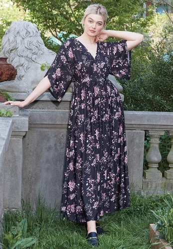 Vista 7 de Ellos Vestido largo de punto con lazo en la espalda para mujer, talla grande
