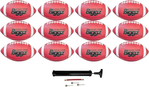 Vista 4 de Biggz Balones de fútbol de tamaño junior con bomba de mano
