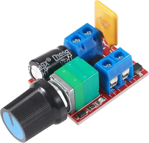 Vista 4 de UMLIFE Mini DC 3V-35V 5A PWM Controlador de velocidad del motor Módulo de interruptor 10pcs