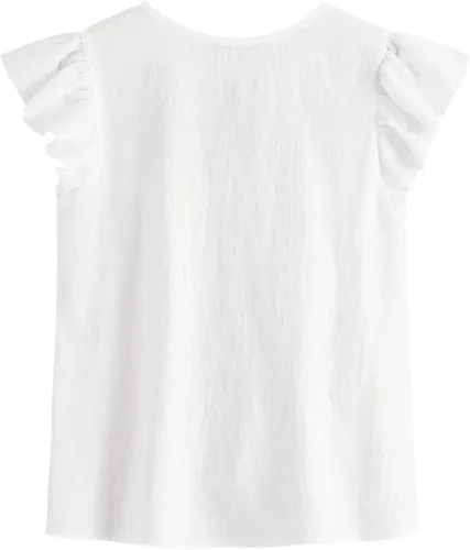 Vista 2 de Floerns - Camisa con diseño de estilo mexicano bordado bohemio para mujer