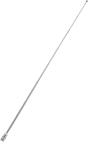 Vista 2 de BNC conector macho Antena telescópica 7 secciones VHF UHF 27.0 in/27IN Antena telescópica BNC Plug Antena para CB Radio Policía Escáner Jamón Radio