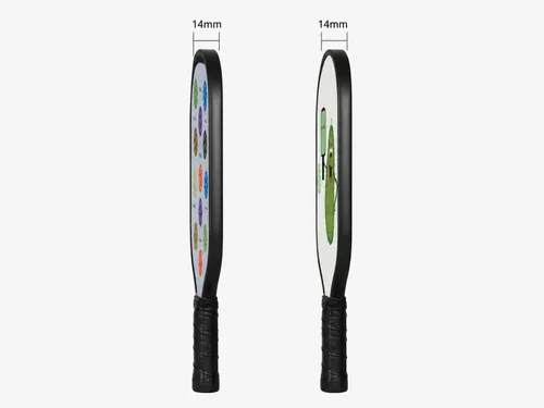 Vista 3 de MIXIN ITUP Juego de 2 paletas de pickleball de fibra de carbono T700