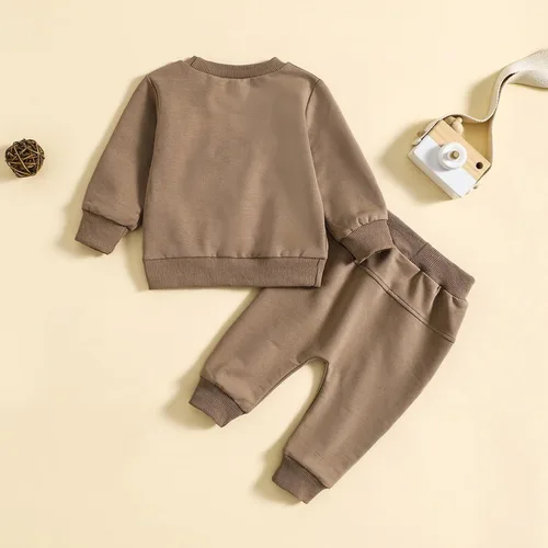 Vista 3 de TBUIALL Ropa de bebé de 3 meses de edad, traje beige, vestidos anudados para bebé, niña recién nacida, vestido de niña de flores de 12-18 meses