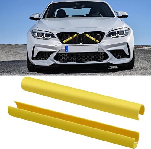 Vista 17 de Jaronx Compatible con insertos de parrilla BMW para series 2 5 6 7 X1 X2, F10 F11 F45 F12 F13 F01 F02 F48, Compatible con cubiertas envolventes