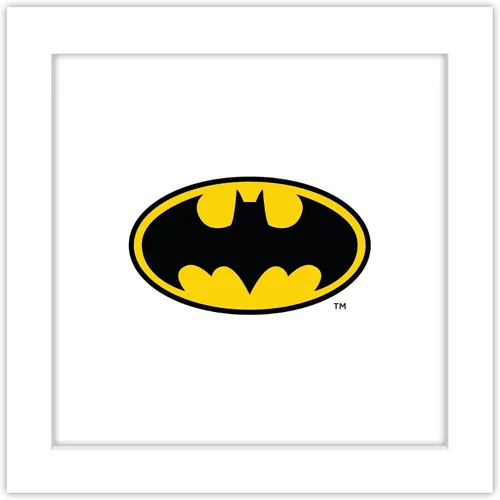 Vista 11 de Trends International Gallery Pops DC Comics Batman - Póster de pared con símbolo de Batman, 12 x 12 pulgadas, versión enmarcada en negro