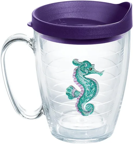 Vista 18 de Vaso surtido de animales tropicales de 16 onzas con tapa, paquete de 4