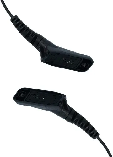 Vista 6 de Xpr 6550 Auricular, auricular de vigilancia en forma de D con micrófono Ptt XPR7550 XPR6350 XPR7350 7550e 7580e Walkie Talkie