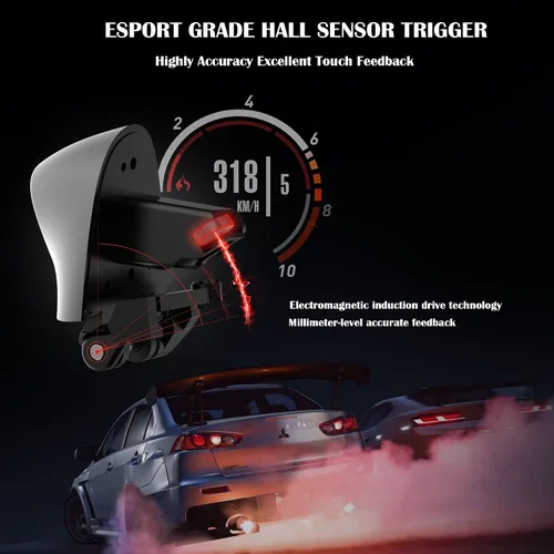 Vista 6 de BEITONG ASURA 2 Pro NS PC Switch Game Controller Wireless Gamepad For Nintendo Switch Win 7 8 10 11 Android iPhone iPad Steam Gaming, 6 Axis