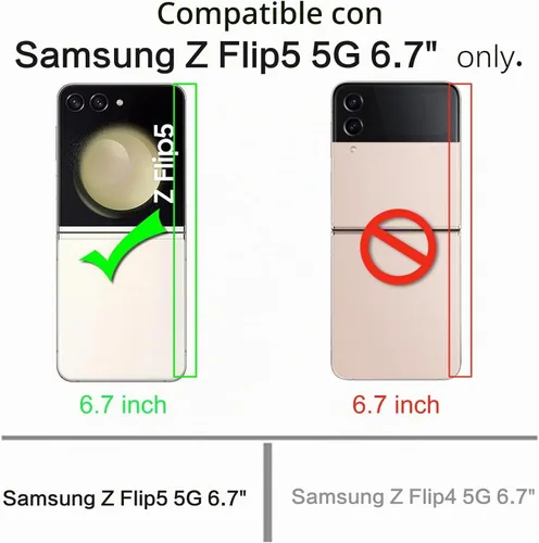 Vista 2 de BENTOBEN Funda para Samsung Galaxy Z Flip 5, Z Flip 5 5G, resistente 2 en 1, cuerpo completo, resistente, a prueba de golpes, con anillo