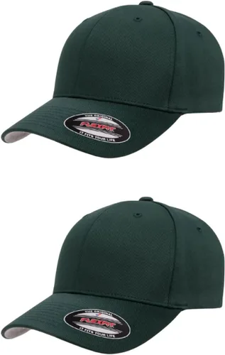 Vista 15 de Gorra de béisbol Flexfit Wooly Combed Premium de 6 paneles estructurada Ajuste elástico Paquete al por mayor disponible Negro