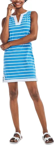 Vista 6 de Nautica Vestido polo de algodón elástico sin mangas con cuello en V para mujer