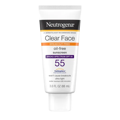 Vista 10 de Neutrogena Clear Face, protector solar en loción de amplio espectro., FPS 30