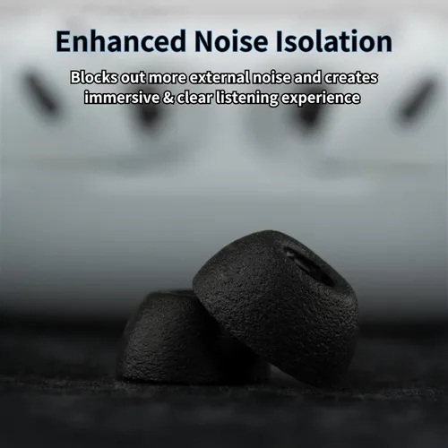 Vista 5 de Comply TrueGrip Almohadillas de repuesto premium de espuma viscoelástica para auriculares Apple AirPods Pro Gen 3 Comodidad duradera, ajuste