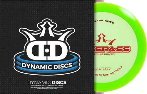 Vista 3 de Dynamic Discs Lucid Trespass Disc Golf Driver, conductor de golf de máxima distancia, discos de golf para hombres y mujeres