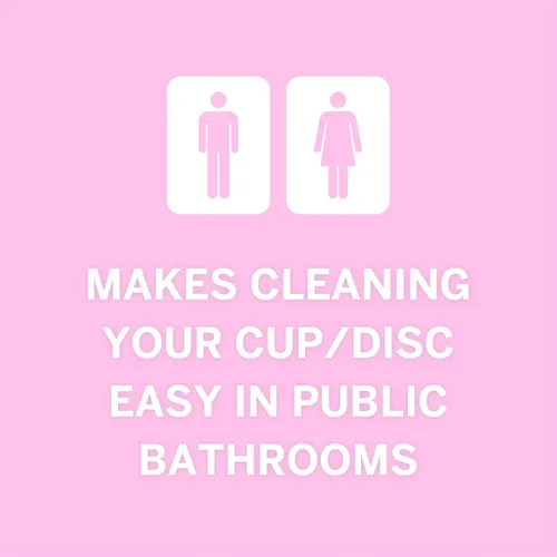 Vista 7 de Pixie Toallitas femeninas – Toallitas de baño públicas On The Go para el cuidado femenino – Seguras en tazas de período y discos menstruales