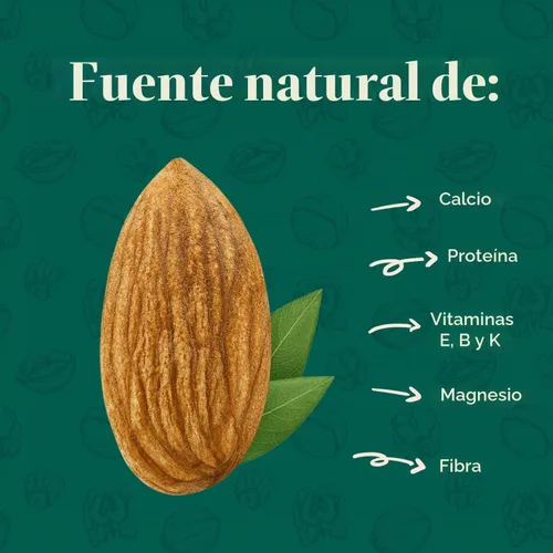 Vista 3 de Almendras tostadas secas sin sal, 16 onzas (1 libra), probadas por lotes, sin gluten y sin maní, sin aceite, enteras, sin PPO, sin OMG, sin