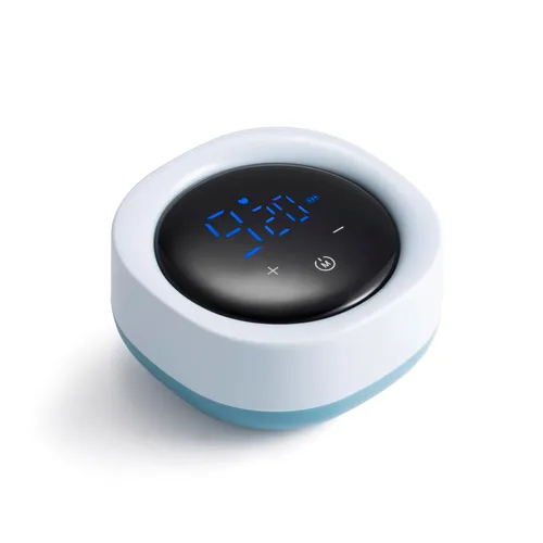 Vista 2 de Corrector eléctrico de pezones para pezones planos o invertidos, extractor de pezones recargable hundidos y tímidos pezones - azul