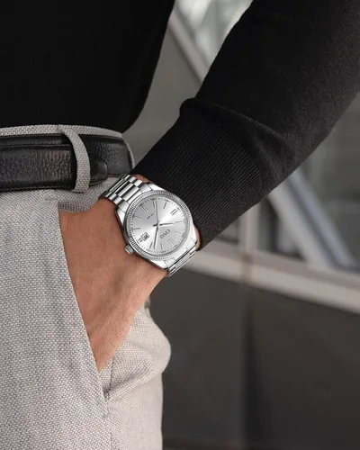 Vista 4 de CIVO Analog Mens Watches Silver: Wrist Watches with Date Easy to Read - Dress Stainless Steel Watch for Men Gifts for Husband Father at Birthday