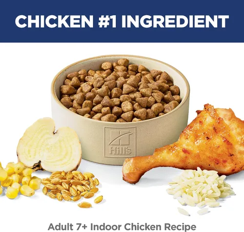 Vista 3 de Hill’s Science Diet Alimento seco para gatos de interior., Adultos 7+