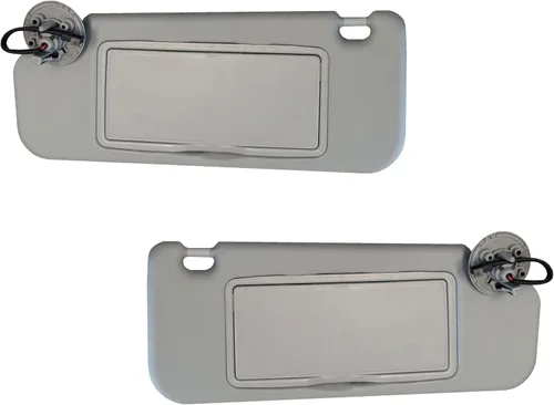 Vista 17 de Visor solar para Chevy Cruze 2017-2018 juego de pares izquierdo+derecho gris 2MPLASTIC 3 tornillos (atmósfera gris)