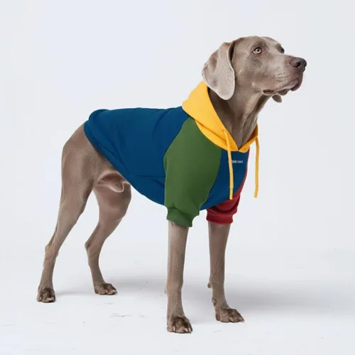 Vista 25 de Spark Paws Sudadera con capucha para perro, suéter de primera calidad para perros pequeños, medianos y grandes Trajes cálidos para bulldogs