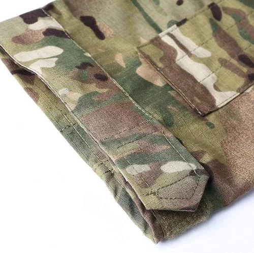 Vista 7 de AKARMY Conjunto de traje militar unisex ligero camuflaje táctico caza combate BDU uniforme militar