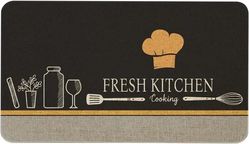 Vista 9 de The Kitchen is The Heart of The Home - Juego de 2 tapetes de cocina con parte trasera de goma antideslizante, juegos de cocina de vacaciones