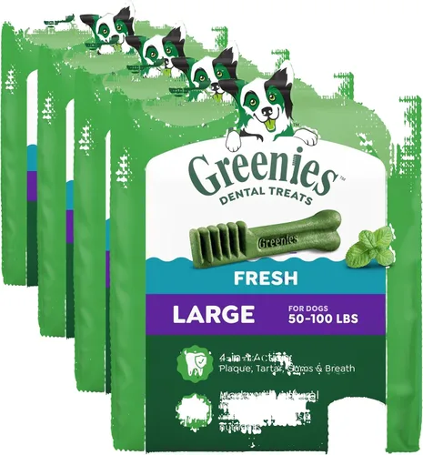 Vista 15 de Greenies Golosinas dentales naturales grandes para perros, sabor a arándano