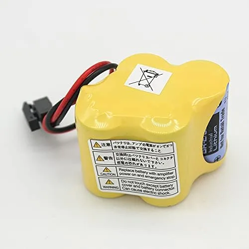 Vista 4 de SHENYANG BR-2/3AGCT4A BR2/3AG BR2/3AGCT4A Batería BR2/3AGCT4A para FANUC A98L-0031-0025 Enchufe Negro (4 unidades)