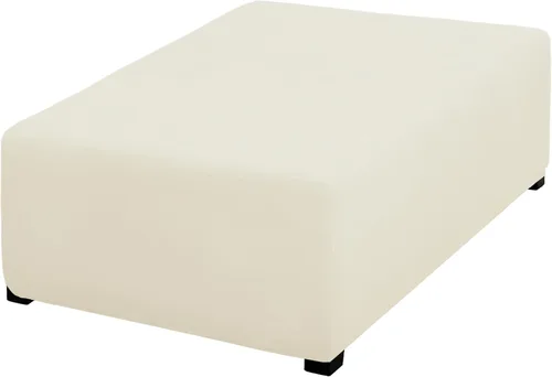 Vista 33 de PureFit Funda otomana súper elástica de ajuste perfecto cuadrada - Fundas otomanas para taburete y muebles plegables de almacenamiento para sala
