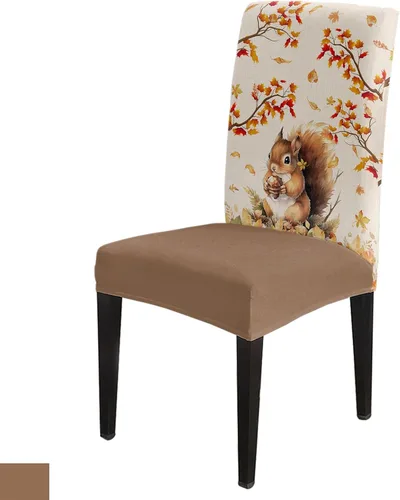 Vista 11 de Funda para silla de comedor, diseño de árbol de Navidad, leopardo, rojo, verde, negro, blanco, copos de nieve, protector para silla de invierno