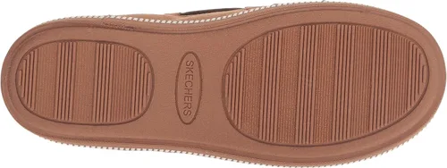 Vista 4 de Skechers Pantuflas acogedoras con forro de piel sintética para mujer