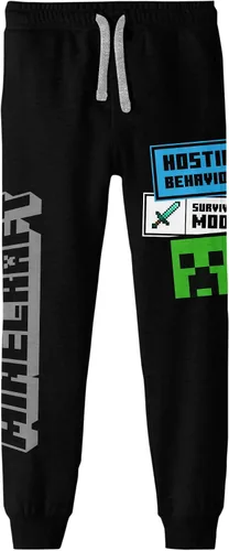 Vista 3 de Bioworld Minecraft Youth - Conjunto de sudadera con capucha y pantalón deportivo