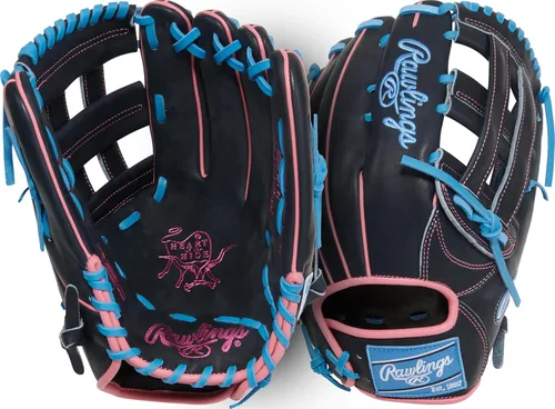 Vista 46 de Guantes de béisbol Heart of the Hide 2026 Top Grade US Steerhide Negro/Menta Pro H Web