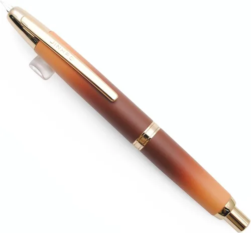 Vista 21 de JINHAO 10 Press Pluma estilográfica retráctil de metal con convertidor de tinta (punta EF 0.38mm, color rojo ágata)