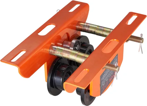Vista 9 de VEVOR Carro manual de polipasto eléctrico, 1100 lbs/0.5 toneladas de capacidad para PA200 PA250 PA300 PA400 PA500, carretilla de viga de empuje