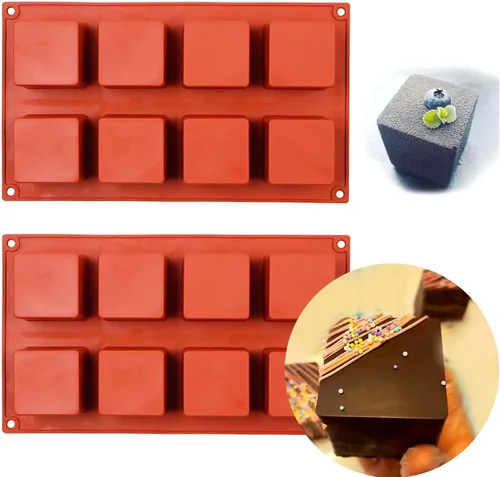Vista 19 de Molde de silicona para chocolate en forma de dedo con 6 cavidades tipo barra para chocolate, dulces, pan, 11.6 x 6.8 x 1.3 pulgadas