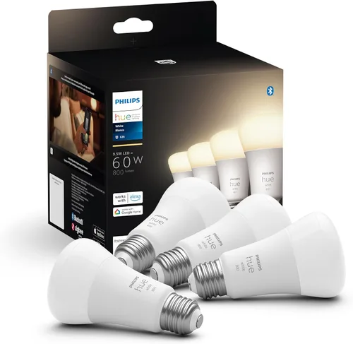 Vista 9 de Philips Hue 476951 Bombilla inteligente, 2, blanco suave (solo regulable), 2 cuenta