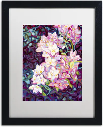 Vista 8 de Trademark Fine Art Cascade by Mandy Budan - Marco (11 x 14 pulgadas), color blanco mate