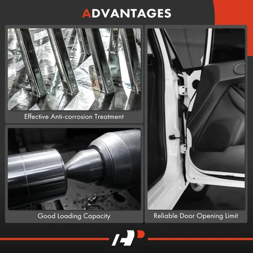 Vista 5 de A-Premium Conjunto de bisagra de puerta lateral superior del conductor delantero compatible con Nissan Altima 2002-2012, Sentra 2000-2012, Frontier