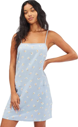Vista 6 de Billabong Vestido corto de verano recto redondo tejido para mujer Multi
