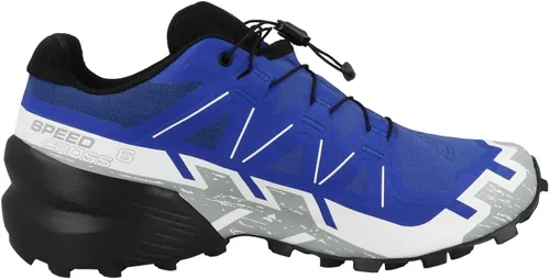 Vista 3 de Salomon Speedcross 6 GTX para hombre (azul náuticonegroblanco, sistema de tallas de calzado, adulto, hombre, numérico, mediano, numérico_13), Azul