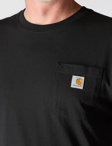 Vista 10 de Carhartt Camiseta con bolsillo Iconic K87 para hombre Negro